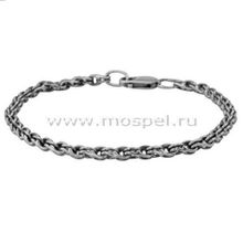 Серебряный браслет плетение Круглое