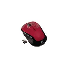 Logitech Logitech M325 Wireless Mouse Silver Filament red USB