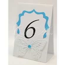 Карточки для нумерации столов с бабочками Gilliann Table Numbers NUM022