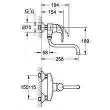 Смеситель Grohe Eurosmart 32224001 для кухонной мойки