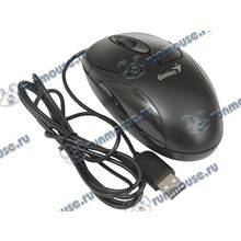 Оптическая мышь Genius "XScroll V3", 2кн.+скр., черный (USB) (ret) [139378]