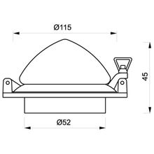 Foresti & Suardi Светильник потолочный лакированный Foresti & Suardi 2207.SMD.VS.4000 Led 10 - 30 В 2,5 Вт пескоструйная обработка стекла