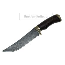 Нож Бивень (дамасская сталь), венге