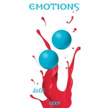 Lola toys Голубые вагинальные шарики без сцепки Emotions Lexy Large (голубой)