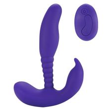  Фиолетовый стимулятор простаты Remote Control Anal Pleasure Vibrating Prostate Stimulator - 13,5 см.