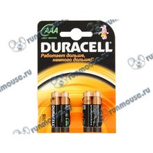 Батарейка Duracell "LR03 MN2400" 1.5В AAA (4шт. уп.) (ret) [93162]