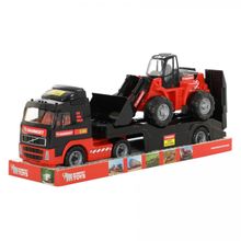 204-03 MAMMOET VOLVO, автомобиль-трейлер + трактор-погрузчик (в лотке)