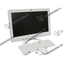 Моноблок HP "20-c044u" 1EE92EA (E2-7110-1.80ГГц, 4ГБ, 500ГБ, R2, DVD±RW, LAN, WiFi, BT, WebCam, 19.5" 1600x900, W10 H) + клавиатура + мышь [139965]