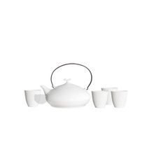 Фарфоровый чайный набор Гейша (чайник 520 мл. + 4 чашки 180 мл.)