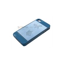 Задняя накладка Butterfly для iPhone 4 4S, голубая 00022464