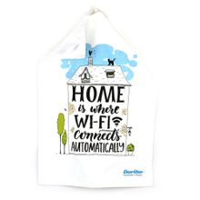 Полотенца: Полотенце кухонное Daribo Home is where Wi-Fi, 50x70 см DA70761