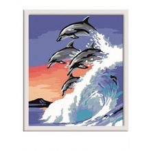 Ravensburger По номерам Дельфины