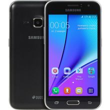 Смартфон   Samsung Galaxy J1 (2016) SM-J120F Black (1.3GHz,1GbRAM,4.5"800x480 sAMOLED, 4G+BT+WiFi+GPS, 8Gb+microSD,5Mpx,Andr)