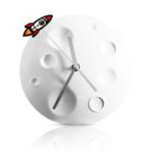 Suck UK Часы rocket moon арт. SK CLOCKMOON1