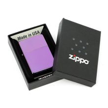 Зажигалка сиреневая глянцевая Zippo с покрытием Abyss