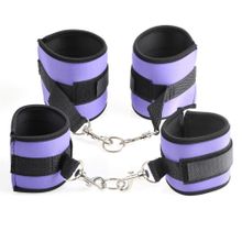 Набор для бондажа Purple Pleasure Bondage Set фиолетовый с черным