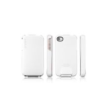 SGP кожаный чехол для iPhone 4 Argos белый SGP06829