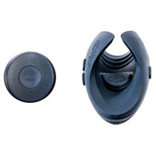 Синий инновационный мужской вибратор PULSE DUO (183488)