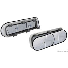 Osculati Blind w  flyscreen 230x490mm single 230x700double, 19.356.05