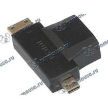 Переходник micro-HDMI mini-HDMI<->HDMI(F) ORIENT "C137" (ret) [132807]