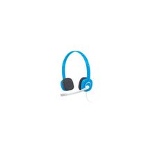 наушники с микрофоном Logitech Headset H150, голубые 981-000368