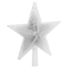 SHLights Гирлянда светодиодная на верхушку елки Звезда, для помещений, мигающая, синий (ST60-B)