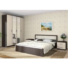Кровать Кармен (Размер кровати: 160Х200, Цвет корпуса: Венге)