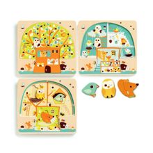 Djeco трехслойный дом-дерево