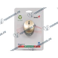 Оптическая мышь Genius "NX-9000BT", беспров., 2кн.+скр., черно-золотистый (Bluetooth) (ret) [142301]