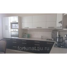 Кухонный фасад черно-белый МДФ на заказ