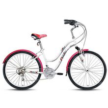 FORWARD Evia 2.0 (26" 21ск,аморт.вилка,тормозVbr,Shimano TY10 TY21 TZ21)(рама 16", белый)