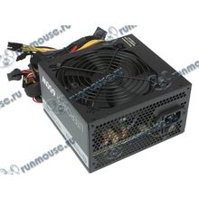 Блок питания 650Вт Thermaltake "Litepower 650W" LTP-0650P-2 ATX12V V2.3 (20 24+4 8+6 8pin, вентилятор d120мм) + кабель питания EURO (1.5м) (ret) [135295]