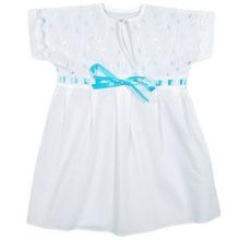 Трон Плюс для крещения с коротким рукавом голубая