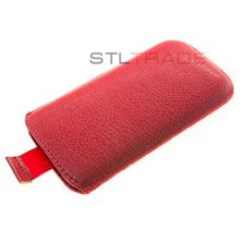 Чехол с язычком (Flotar) HTC Sensation Samsung i9000 i9003 HTC Desire Z Samsung i9020 красный