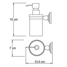 WasserKRAFT Дозатор для жидкого мыла Isar K-7399