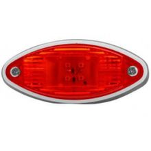 ТехАвтоСвет ГФ2-02LED Фонарь боковой габаритный красный 4 диода Нового образца ГФ2.3716-02LED  ТехАвтоСвет