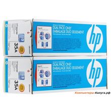 Картридж HP CB435AD двойная упаковка (черный для  LJ P1005 P1006, 1500 страниц)