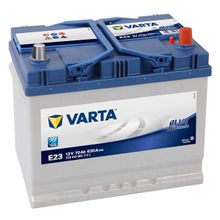 Аккумулятор автомобильный Varta Blue Dynamic E23 6СТ-70 обр. (80D26L) 261x173x225