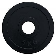 Диск обрезиненный черный d-50 mm 5кг