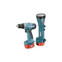 Дрель аккумуляторная MAKITA 6281 DWPLE (14.4V, БЗП-10мм, 2ск, 36Нм, 1.6кг, 2акк-1.3А ч, фонарь, кейс)