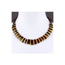 Бусики-Колечки Колье Янтарь "Тутанхамон" арт. НЯН-п685