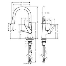 Смеситель Hansgrohe Talis S 72813000 для кухонной мойки