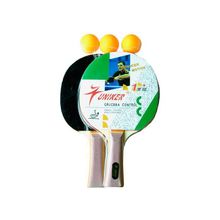 Uniker Набор для настольного тенниса (1 звезда) Uniker (2 ракетки, 3 мячика) С1110РТ3