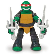 Черепашки-Ниндзя (TMNT) МИКРО. Мотоцикл Стелз с фигурками Рафа и Рокстеди 87604