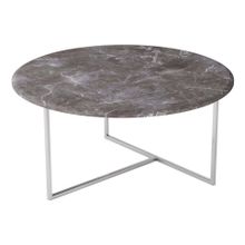 Слайн Стол журнальный Калифорния Маджоре серый мрамор