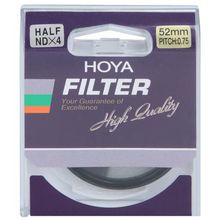Фильтр нейтрально-серый HOYA HALF NDx4 52mm 76082