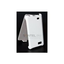 Чехол-книжка STL light для LG P880 4X HD, белый