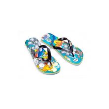 Шлепанцы craabs rainbow blue с брелоком