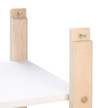 Стеллаж «Векст», 700 × 350 × 850, штабелируемый, массив сосны, белый