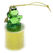 Ёлочная игрушка Orient Царевна-лягушка", 7.5 см, многоцветная подсветка, пластик (CT002)"
